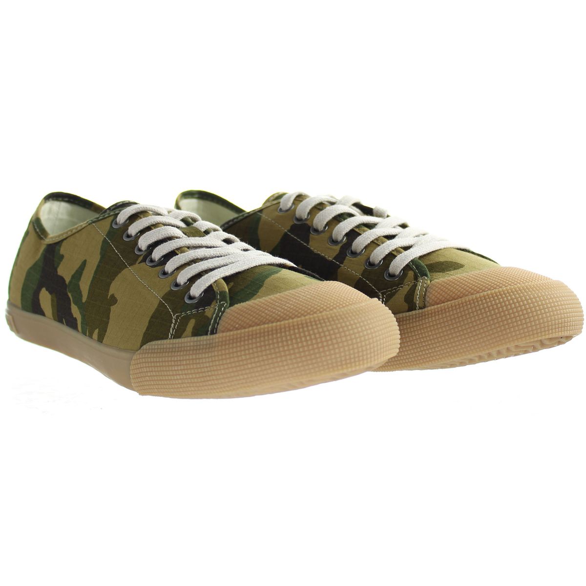 Camouflage Low-Top Canvas Sneaker