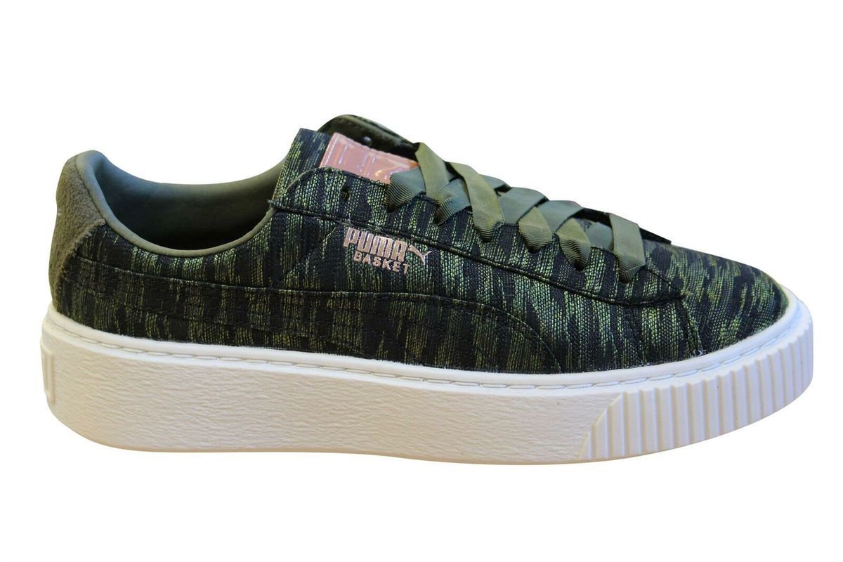 Damen Plateau Schnürschuhe