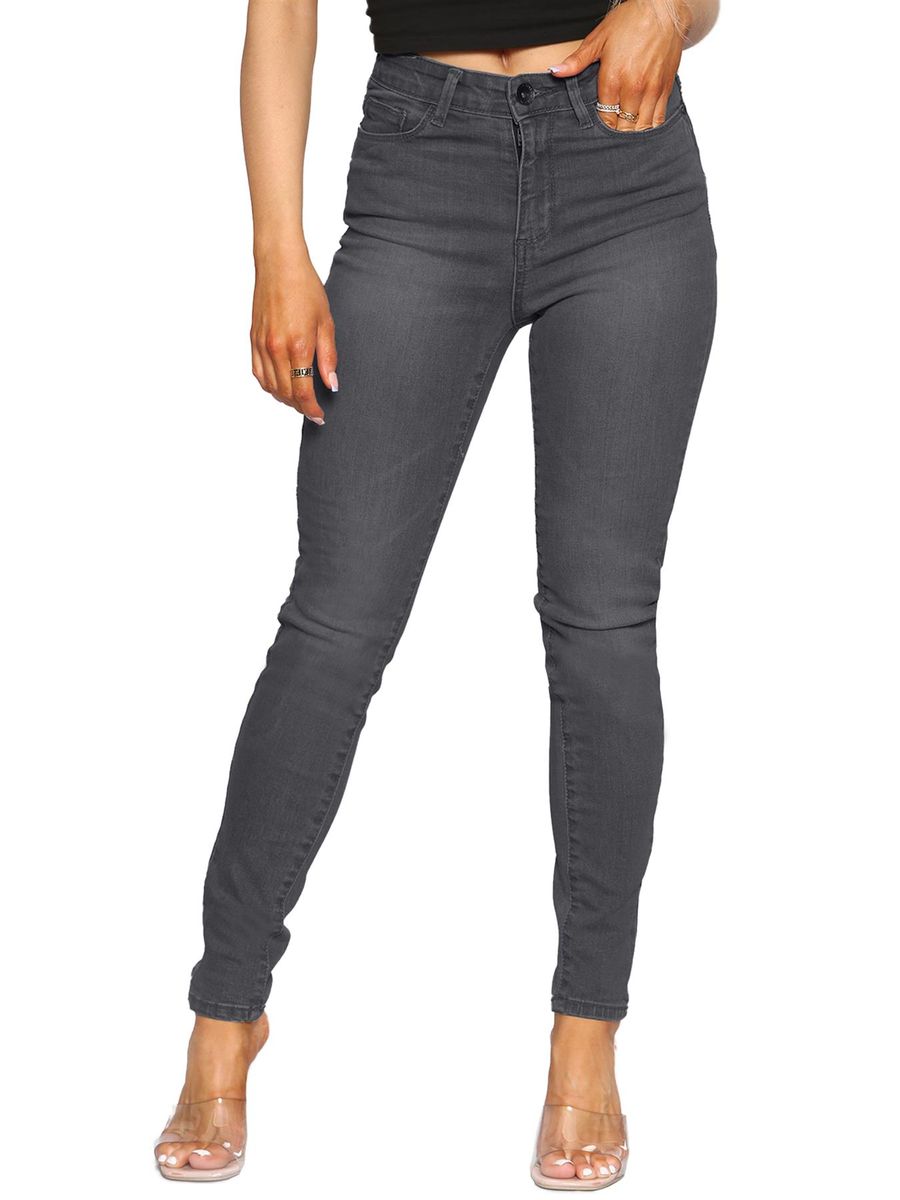 Damen High-Waist Skinny Jeans