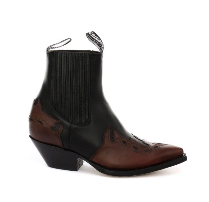 Western Chelsea Stiefel mit kubanischem Absatz