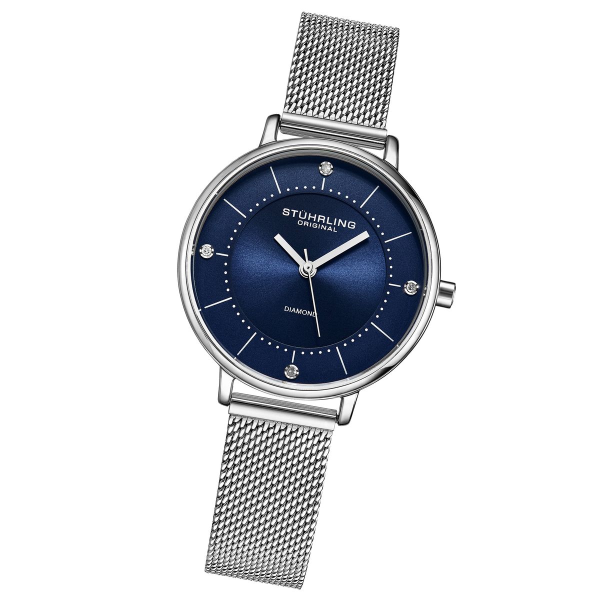 Elegante Mesh-Armband Armbanduhr