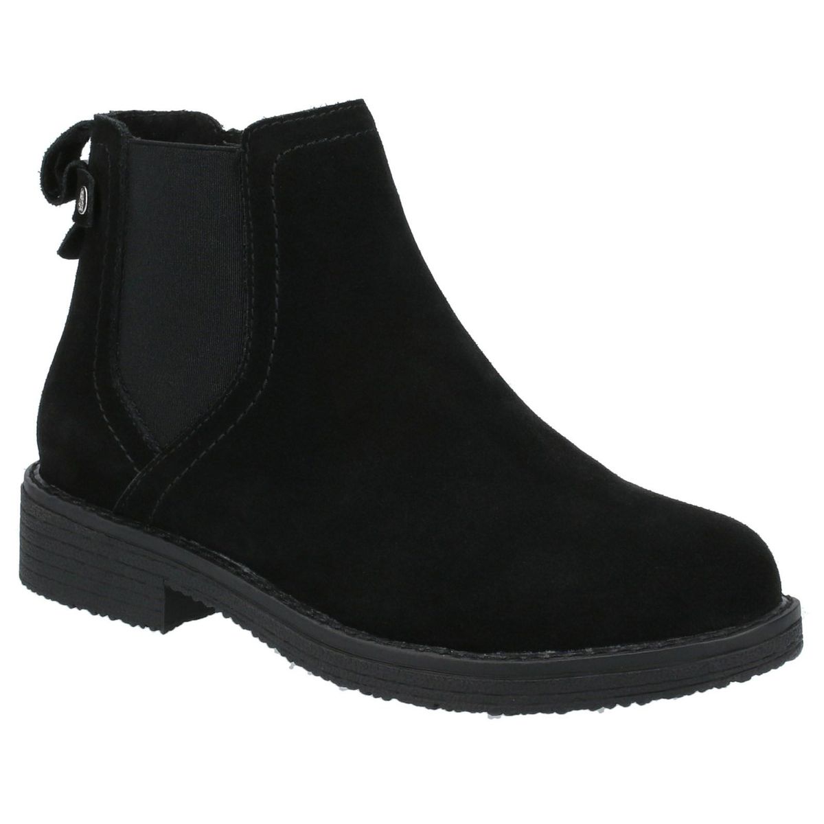 Hush Puppies - Damen Stiefeletten "Maddy", Wildleder (Schwarz)
