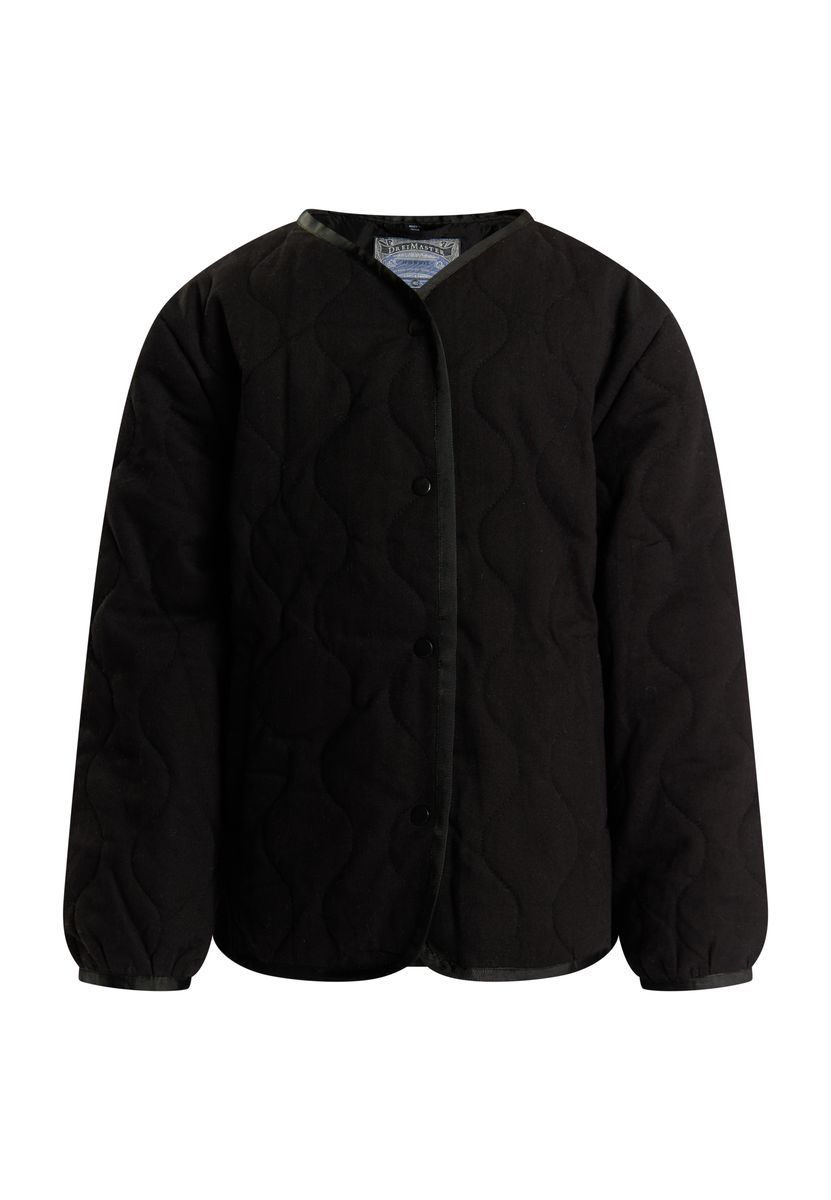 Dreimaster Steppjacke Mädchen Schwarz