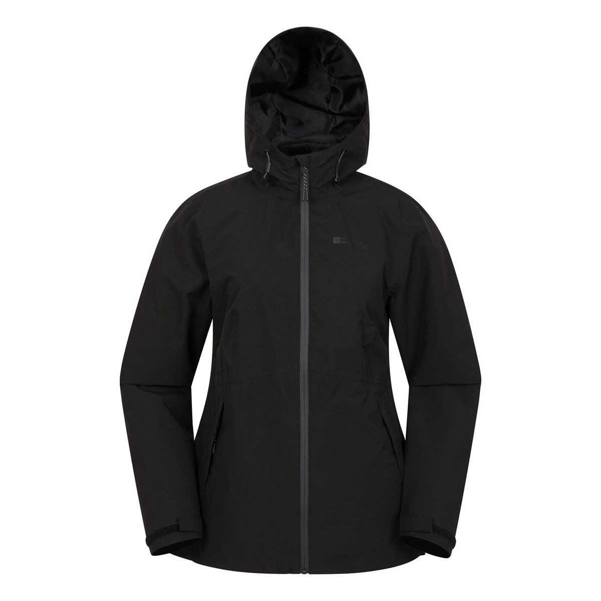 Mountain Warehouse Womens/Ladies Vancouver II Wasserdichte Jacke (Schwarz)