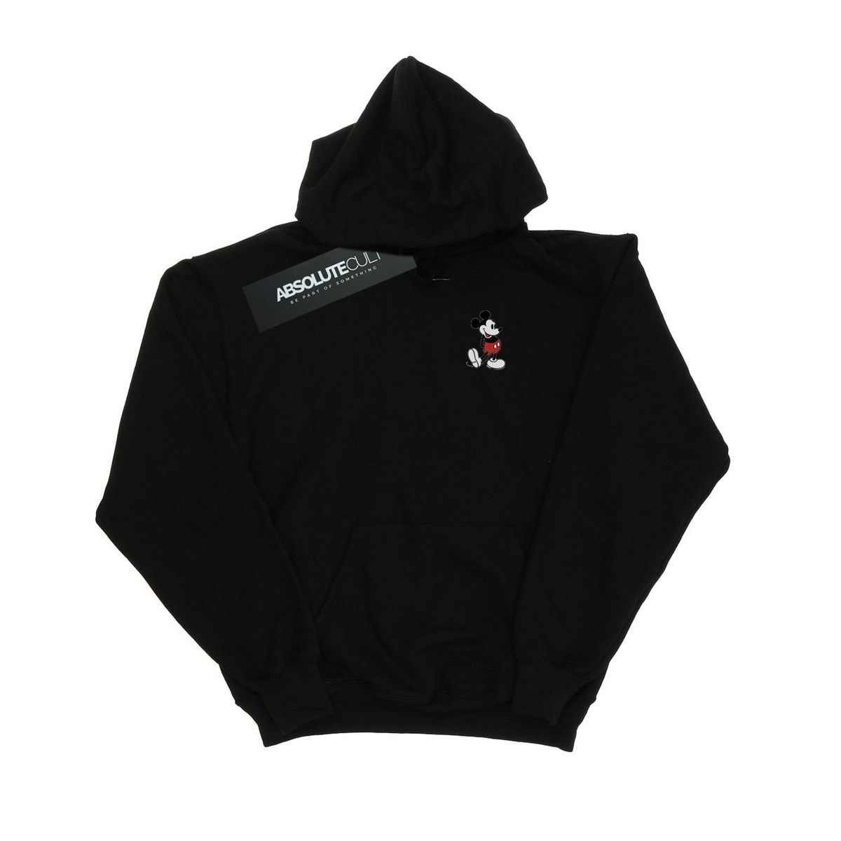 Disney - "Mickey Mouse Kickin Retro Chest" Kapuzenpullover für Herren (Schwarz)