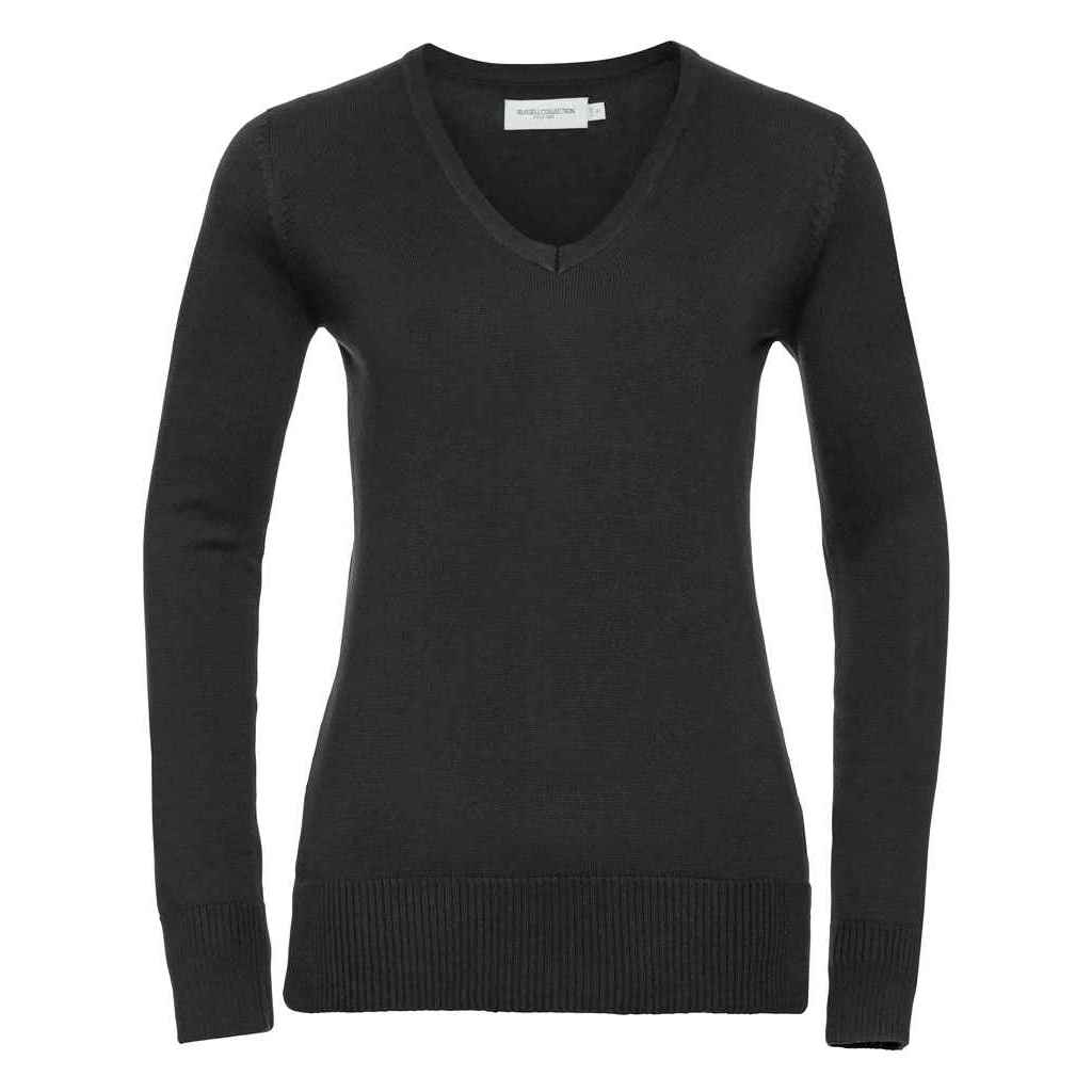Damen Feinstrickpullover mit V-Ausschnitt