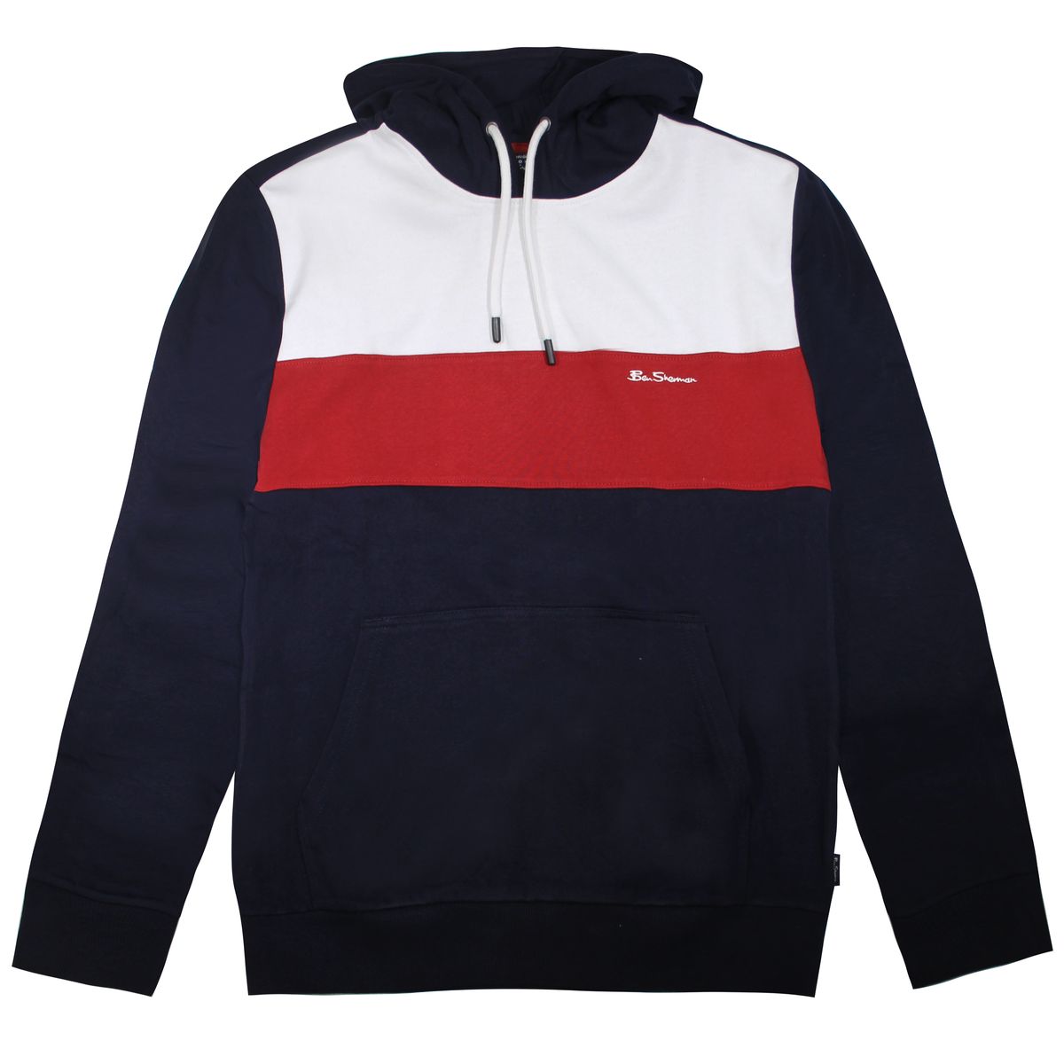 Colorblock Fleece Kapuzenpullover