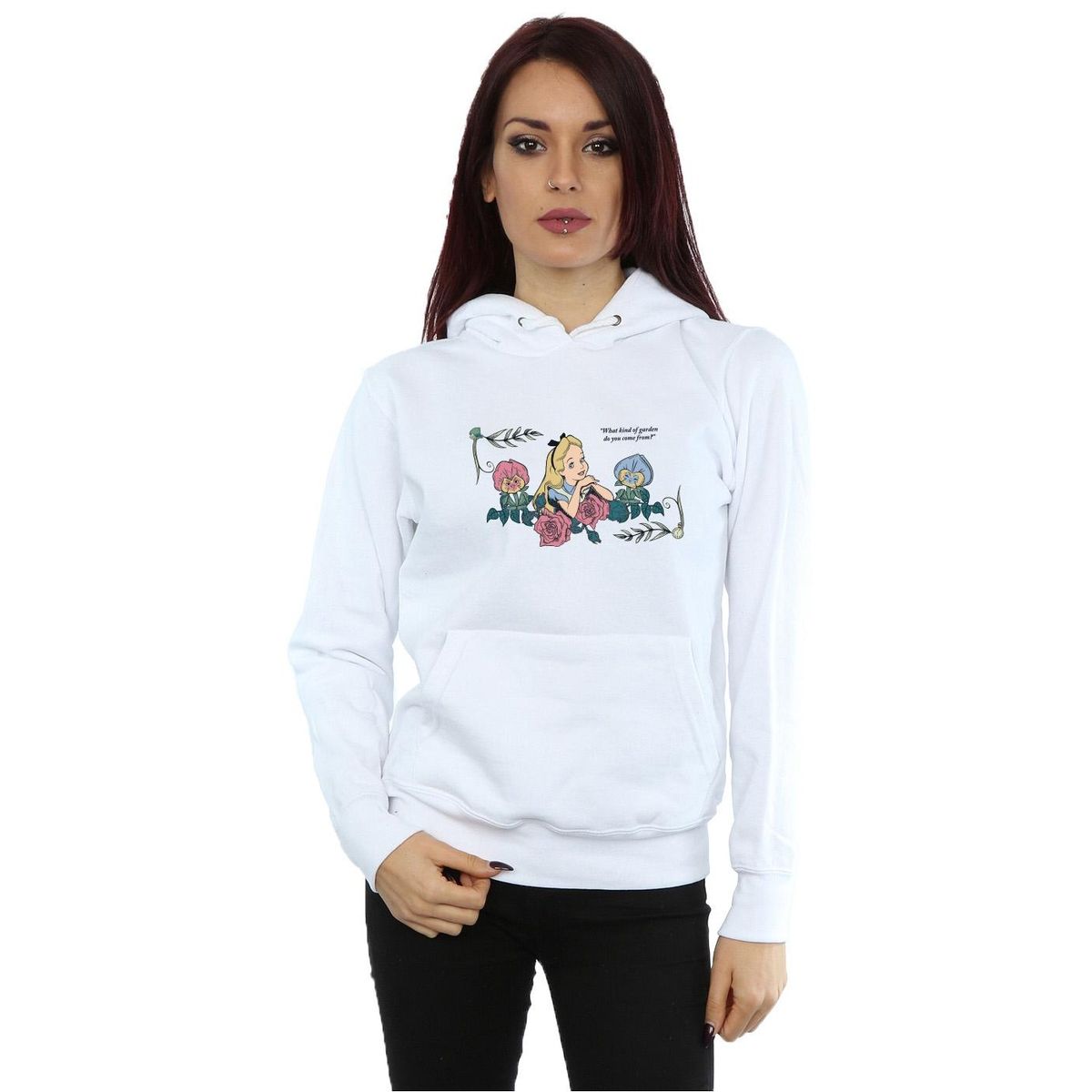 Alice im Wunderland Grafik-Hoodie