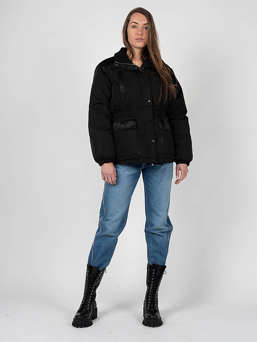 Gesteppte Pufferjacke mit Taschen