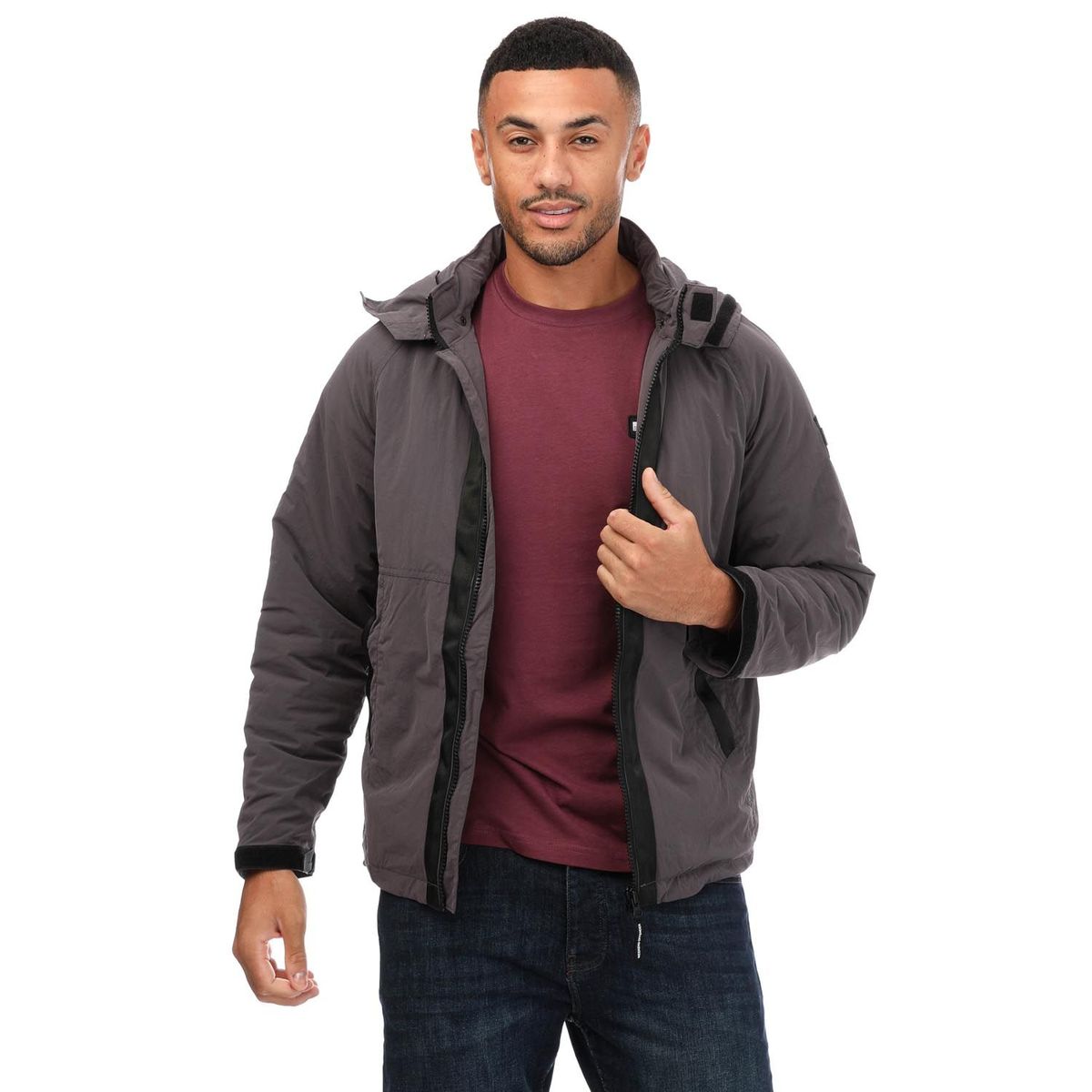 Nylon Jacke mit Kapuze für Herren