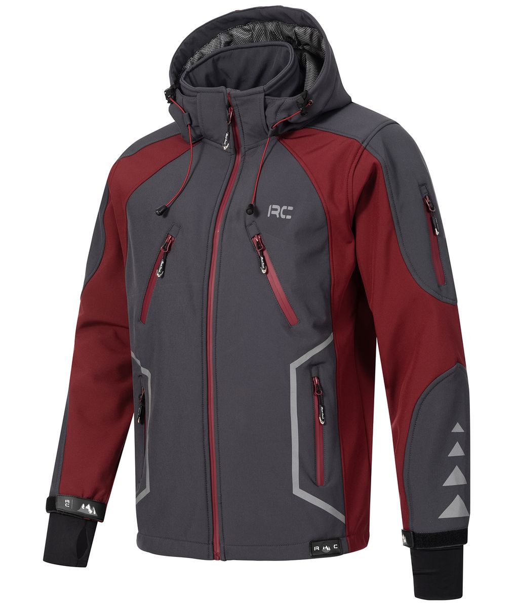 Sportliche wetterfeste Kapuzenjacke