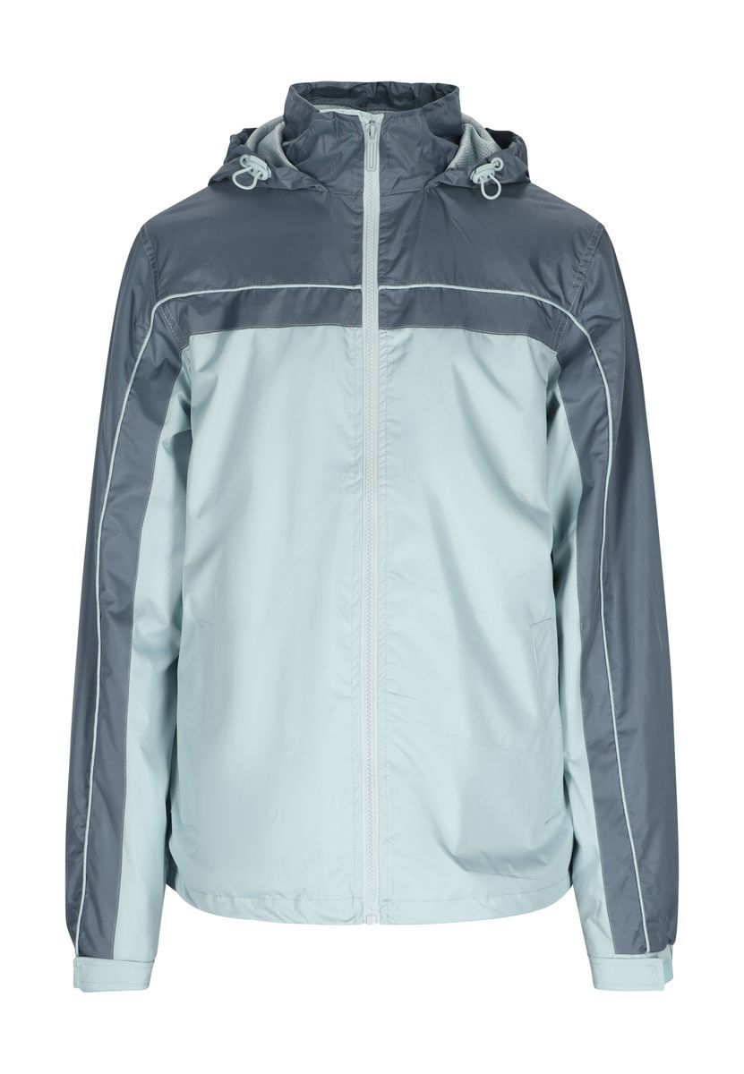 Mo Jacke Herren Blasses Türkis Grau