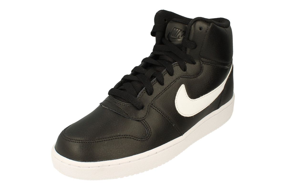 Mid-Top-Sneakers in Schwarz und Weiß