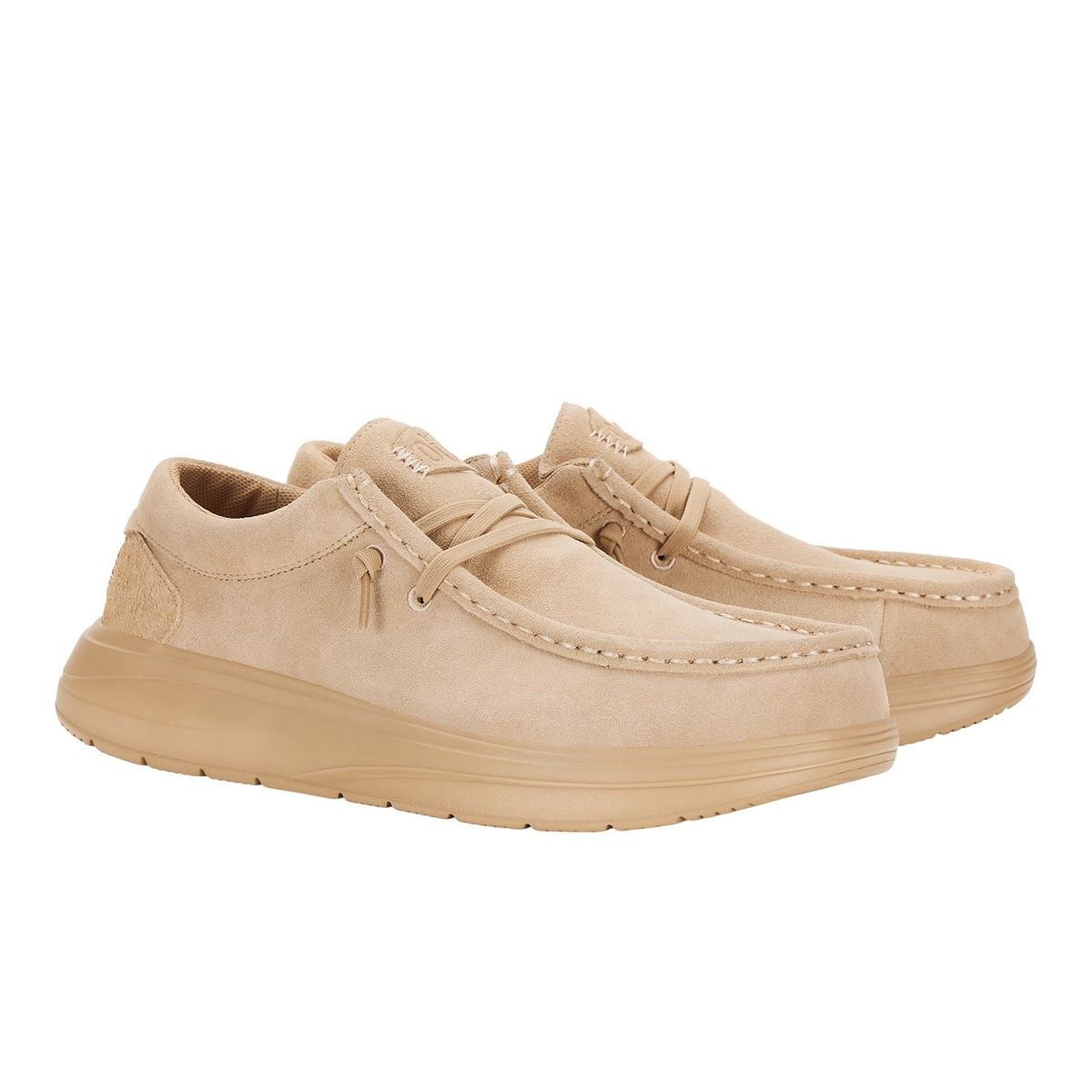 HEYDUDE Wally X Wildleder Herren Tan Bootsschuhe