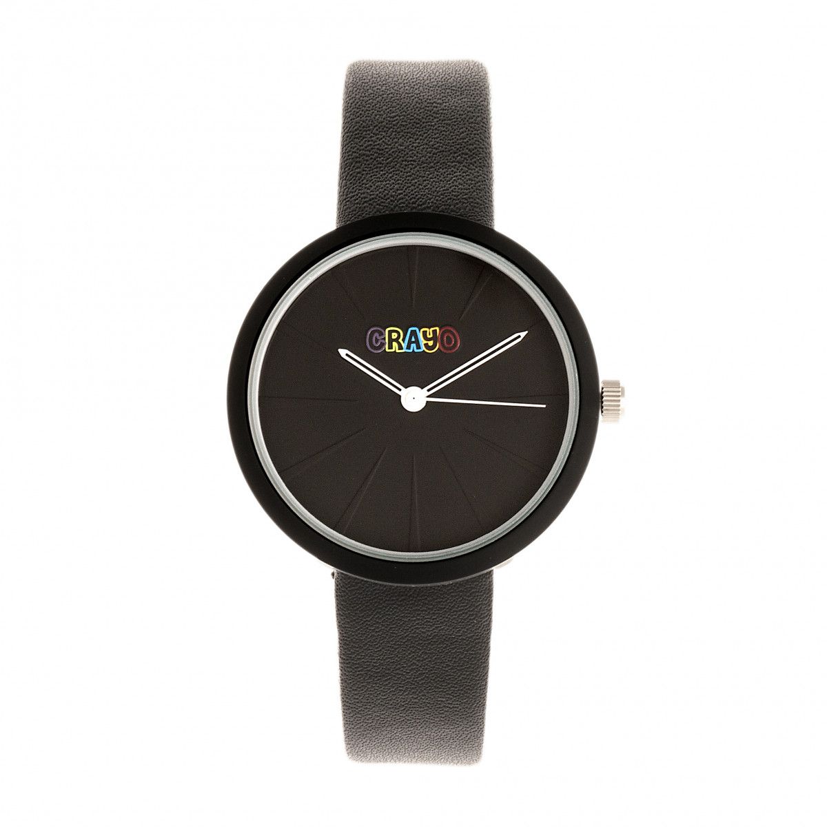 Minimalistische Armbanduhr mit Sonnenstrahl-Zifferblatt