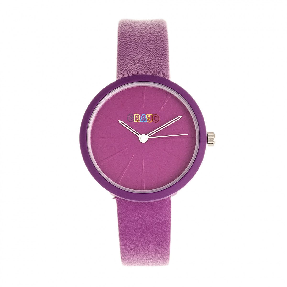 Minimalistische Armbanduhr mit Sonnenstrahl-Zifferblatt