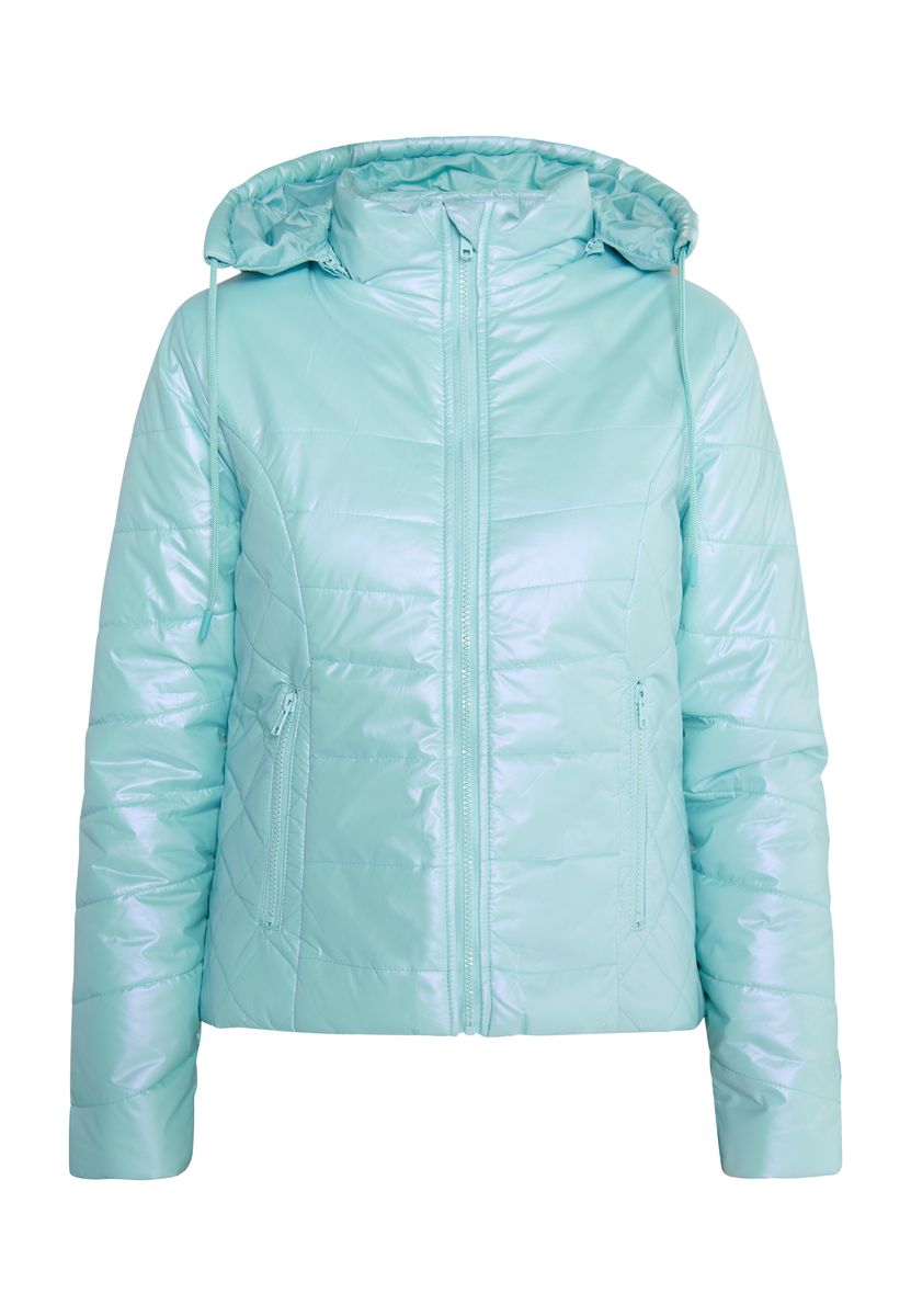 Gesteppte Steppjacke mit Kapuze