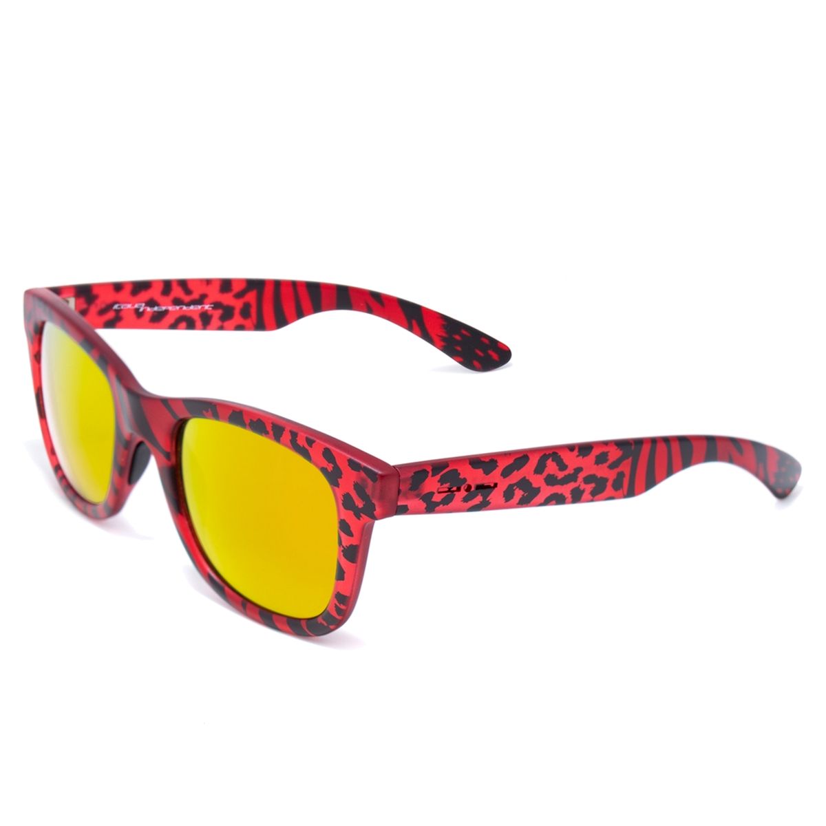 Rechteckige violette Acetat Unisex-Sonnenbrille