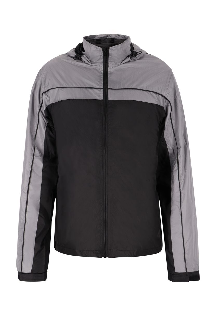 Mo Jacke Herren schwarz-grau