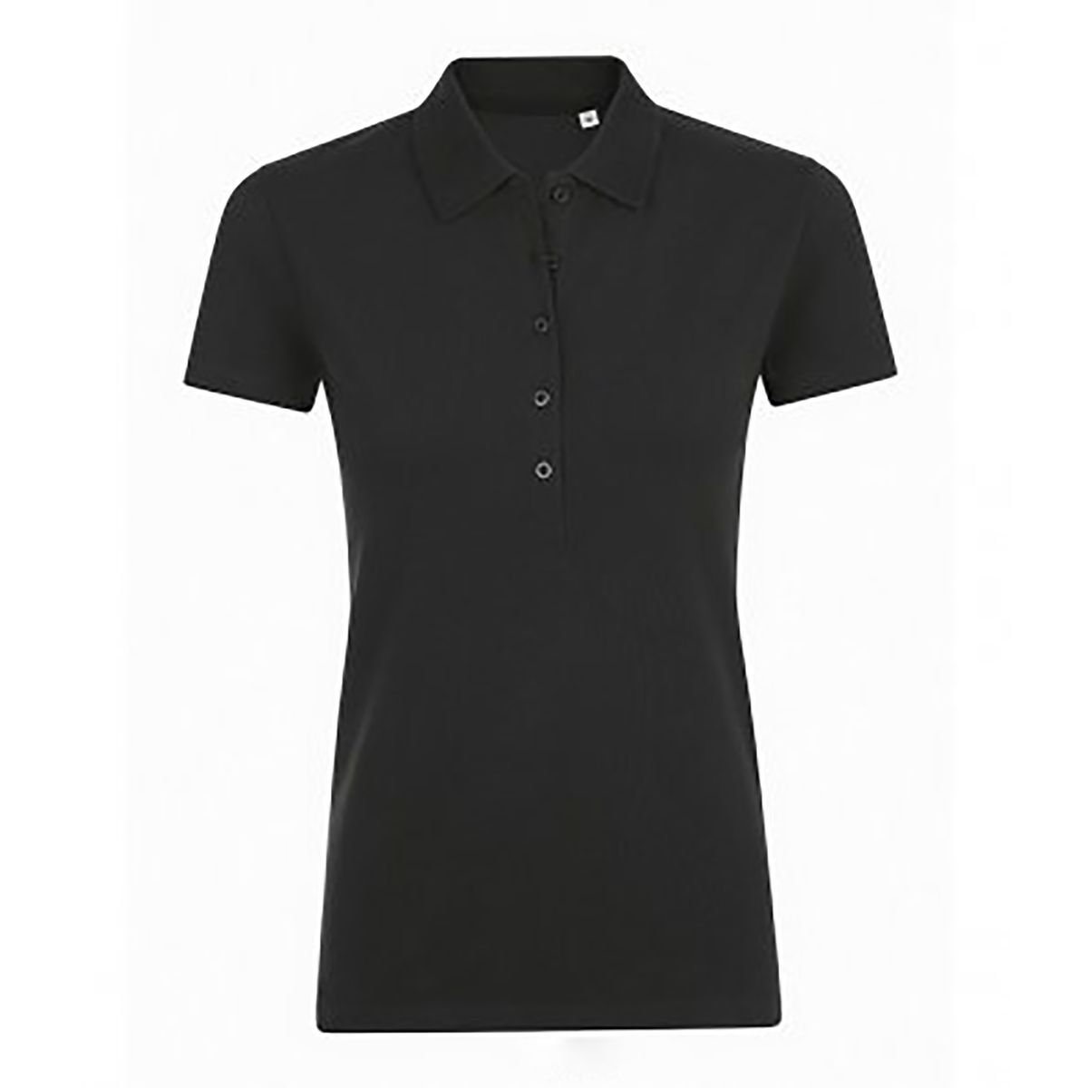SOLS Damen/Damen Phoenix Kurzarm-Pique-Poloshirt (Schwarz)