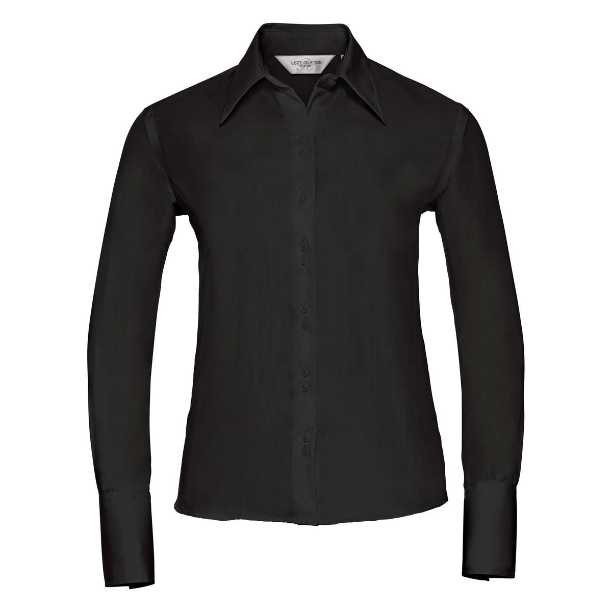 Tailliertes Bügelfreies Micro-Twill Hemd