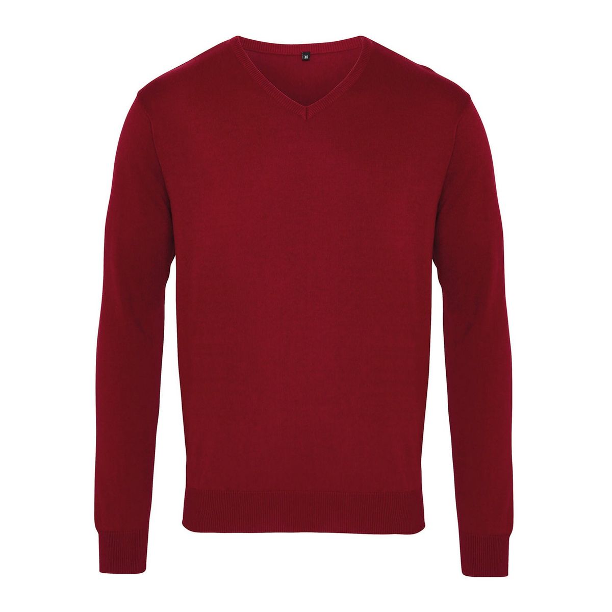 Feinstrick V-Ausschnitt Pullover für Herren