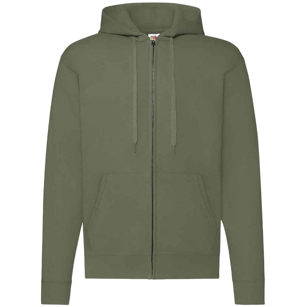 Unisex Kapuzenpullover mit durchgehendem Reißverschluss