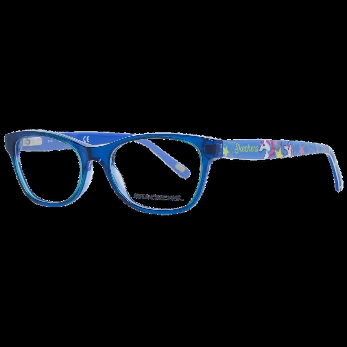 Blaue Skechers Kinderbrille mit Vollrand