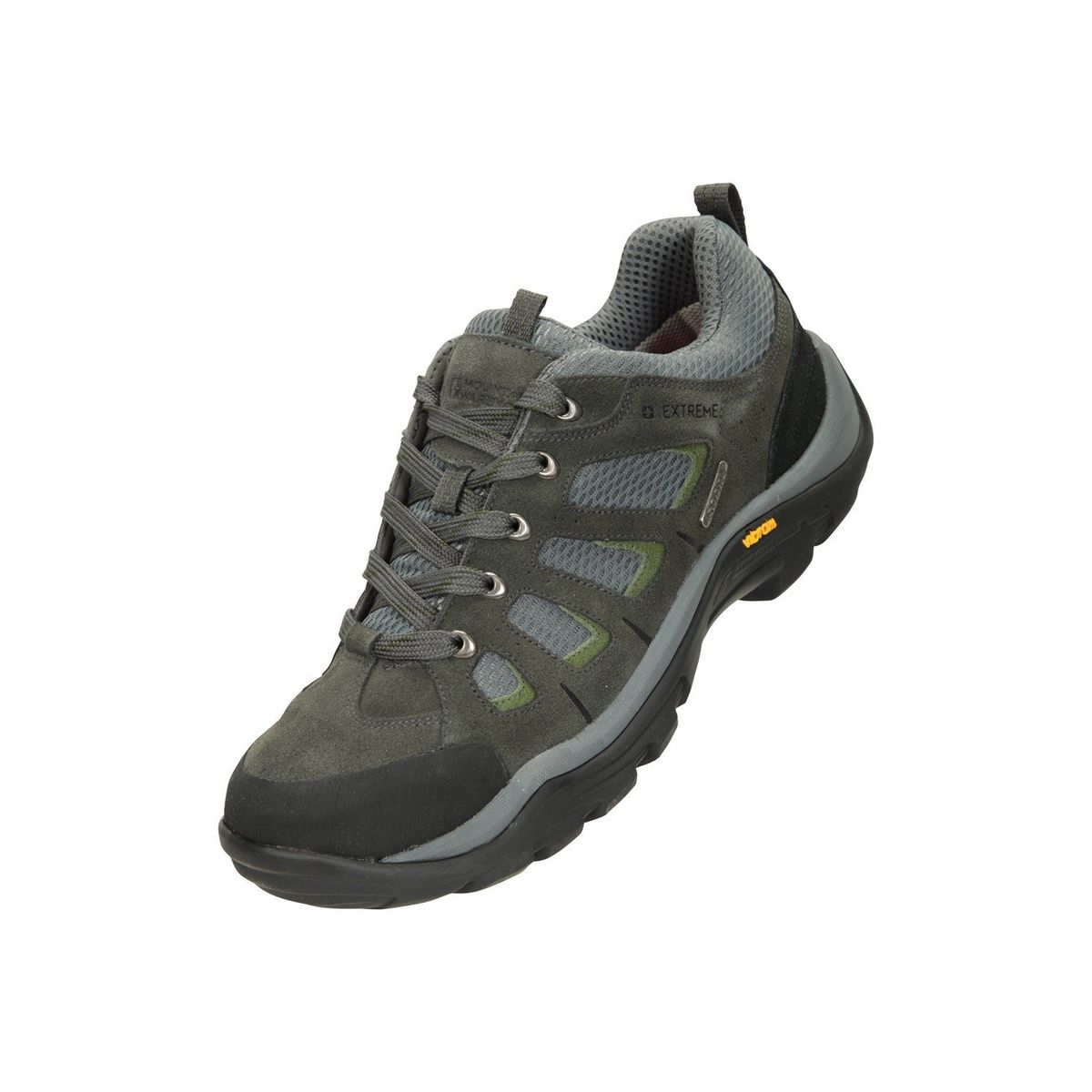 Mountain Warehouse Mens Field Extreme Wildleder wasserdichte Wanderschuhe (grau)