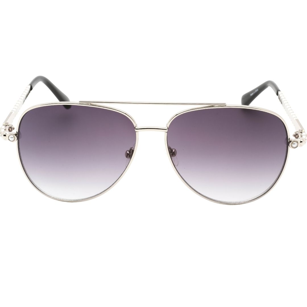 Pilotenbrille mit Perlendetails