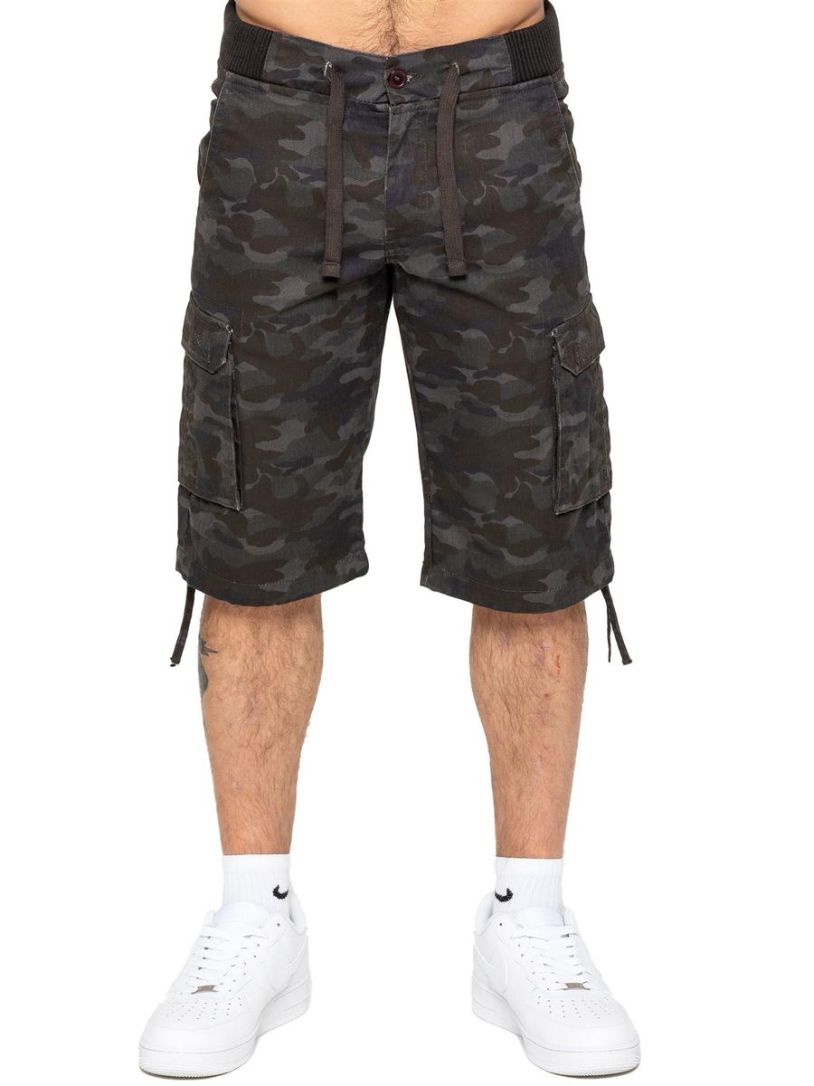 Herren Camouflage Cargo Shorts mit entspannter Passform