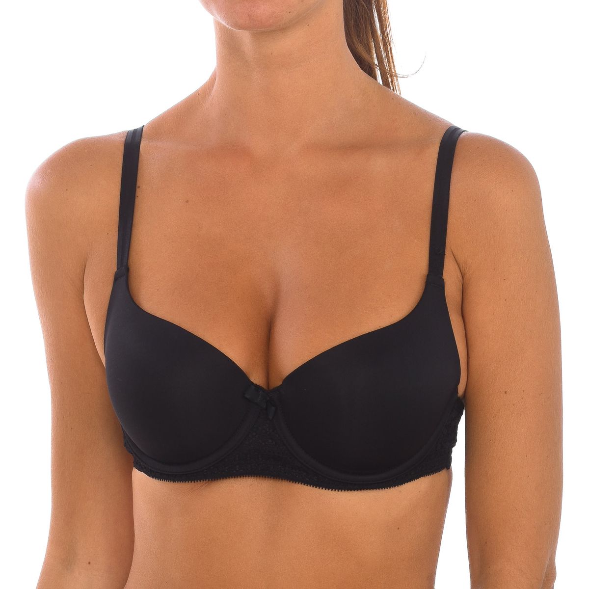 Kabelloser BH mit floralen Details