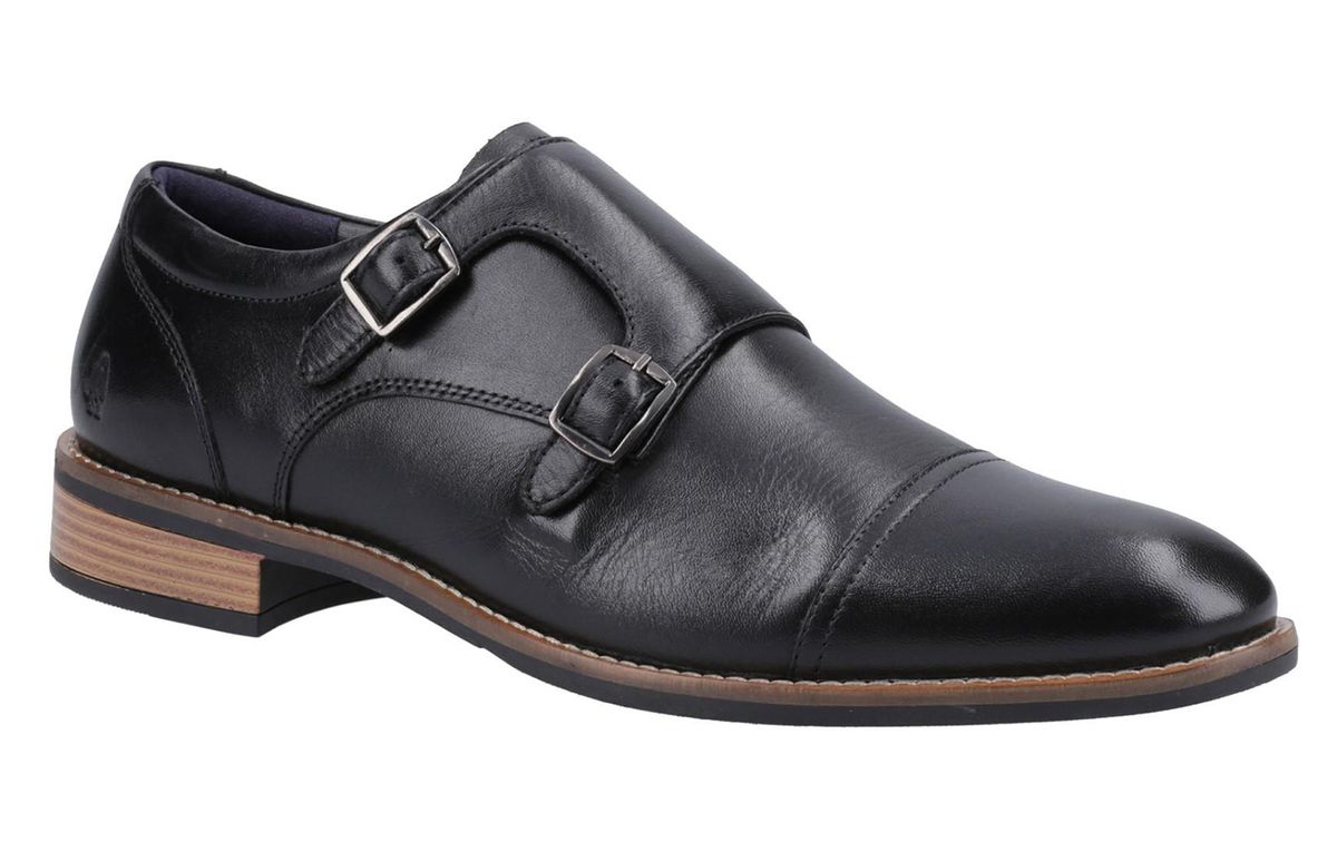 Klassische Leder-Doppelmonks