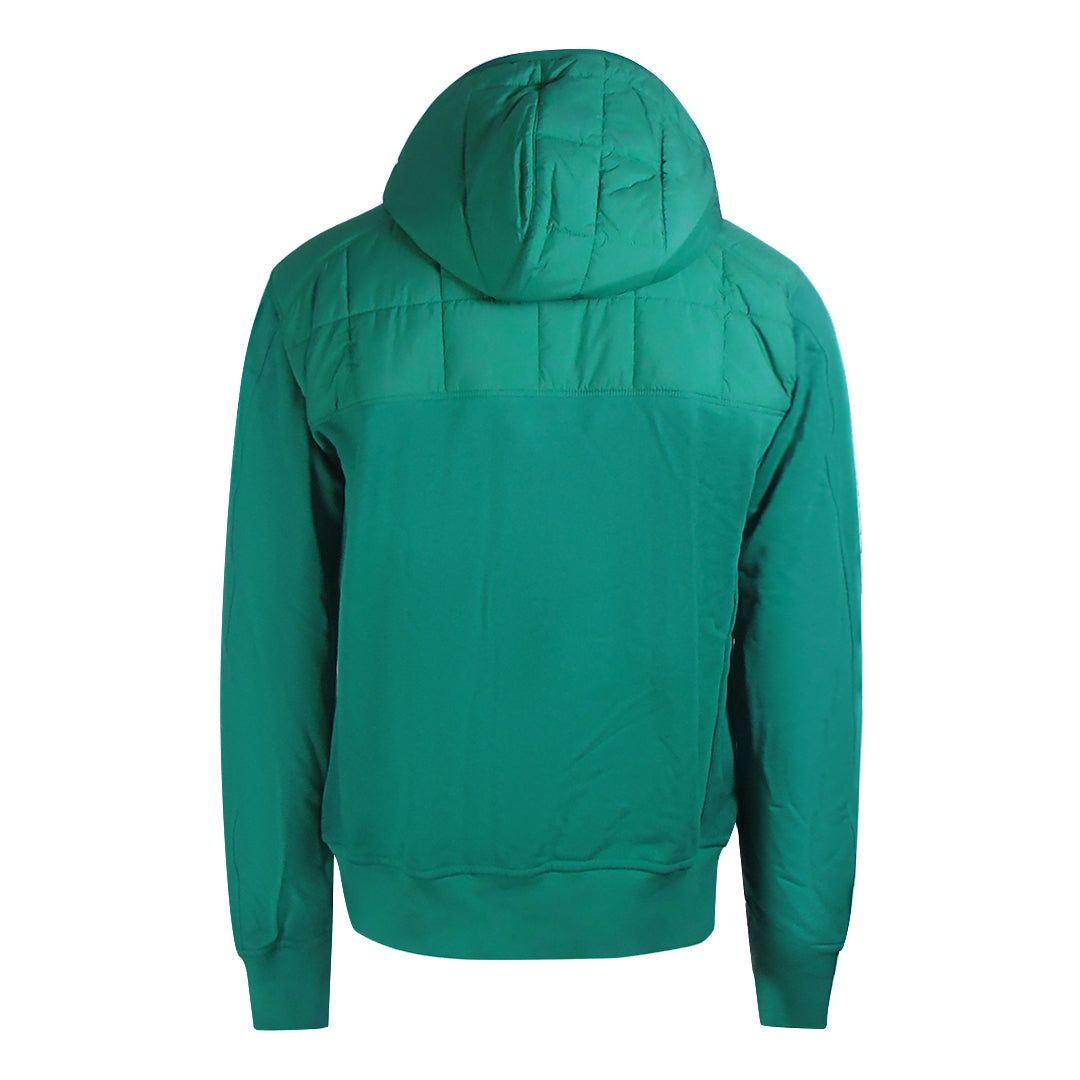Gesteppte Hybridjacke mit Kapuze