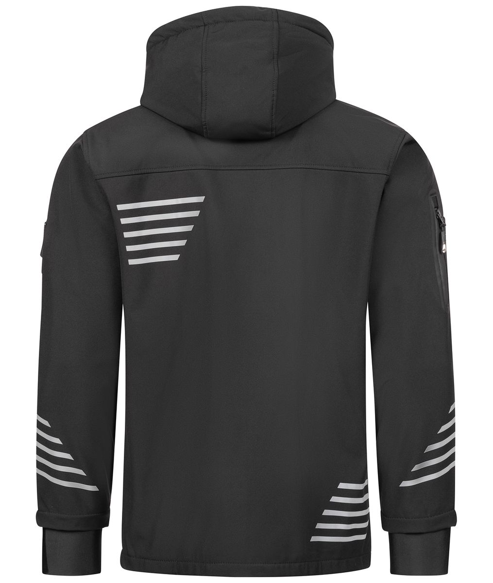 Funktionale Softshell Outdoor-Jacke mit Kapuze