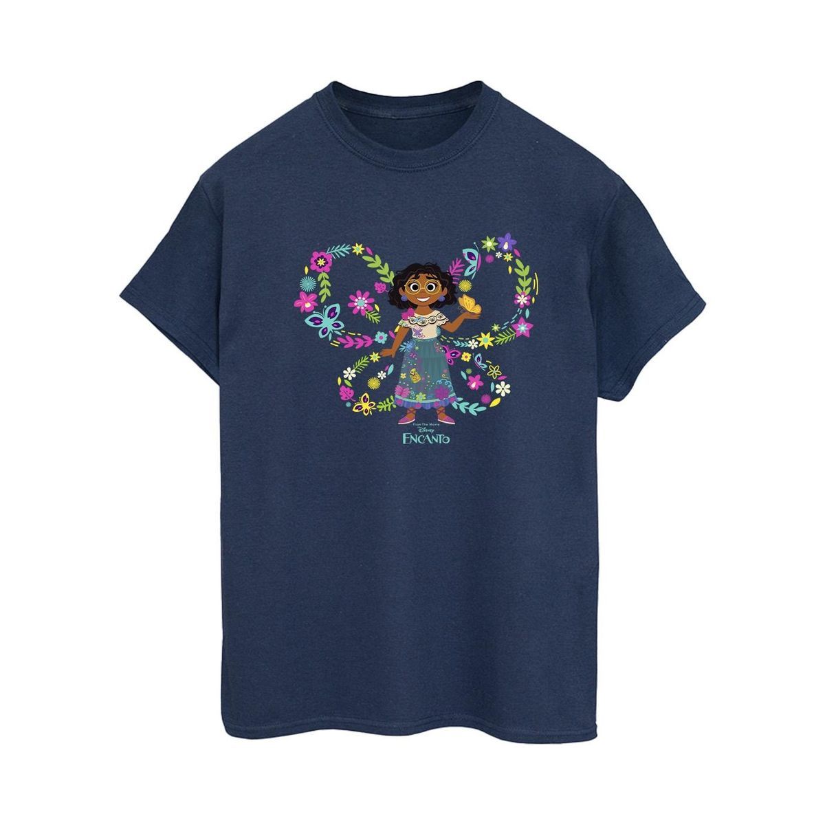 Disney - "Encanto Mirabel Butterfly" T-Shirt für Damen (Marineblau)