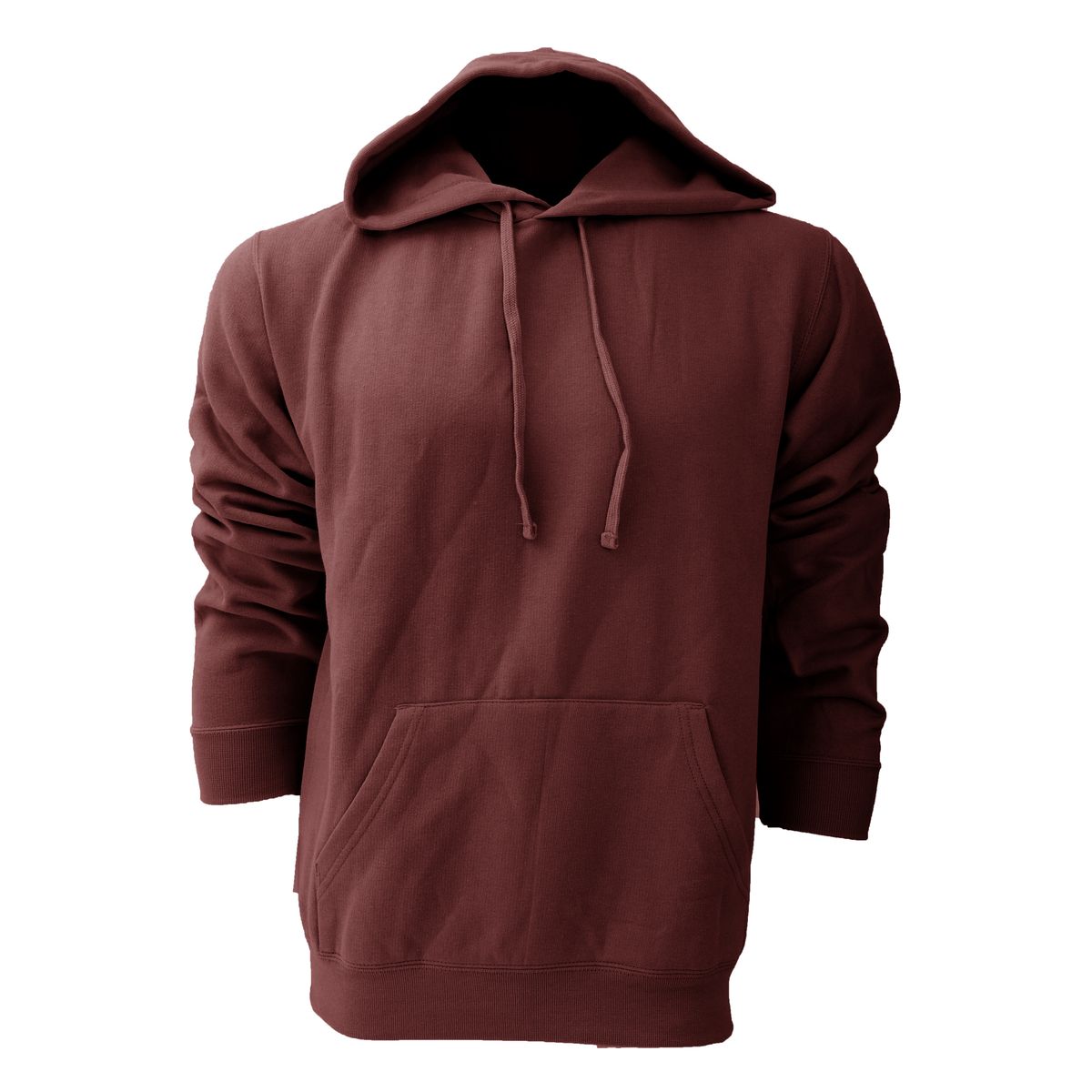 Klassisches Burgunder Kapuzenpullover Sweatshirt