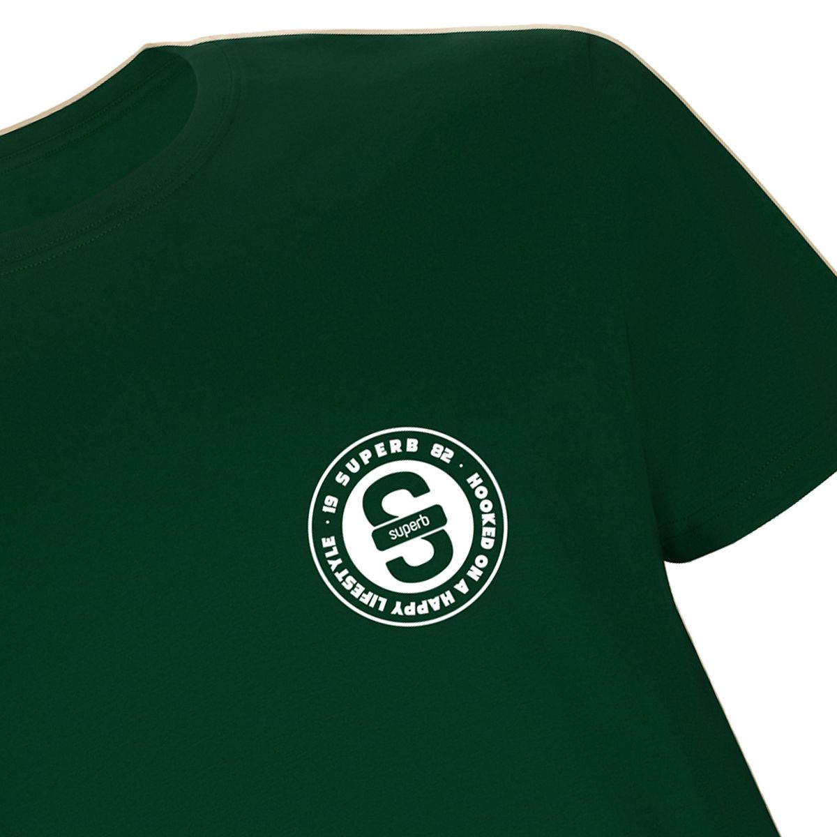 Minimalistisches Bio-Baumwolle Logo T-Shirt