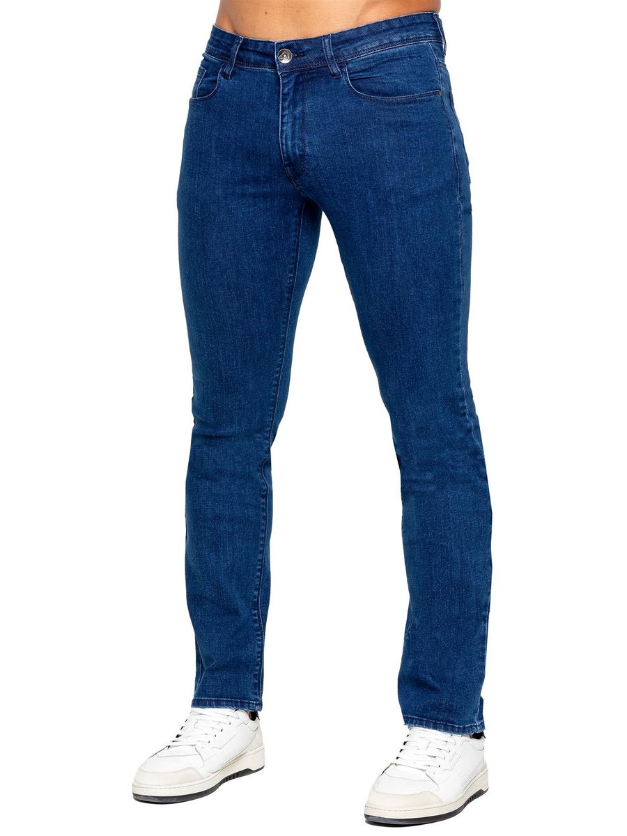 Herrenjeans mit geradem Bein