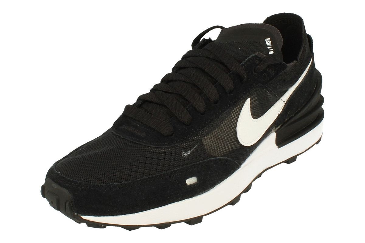 Sneaker aus Mesh und Wildleder