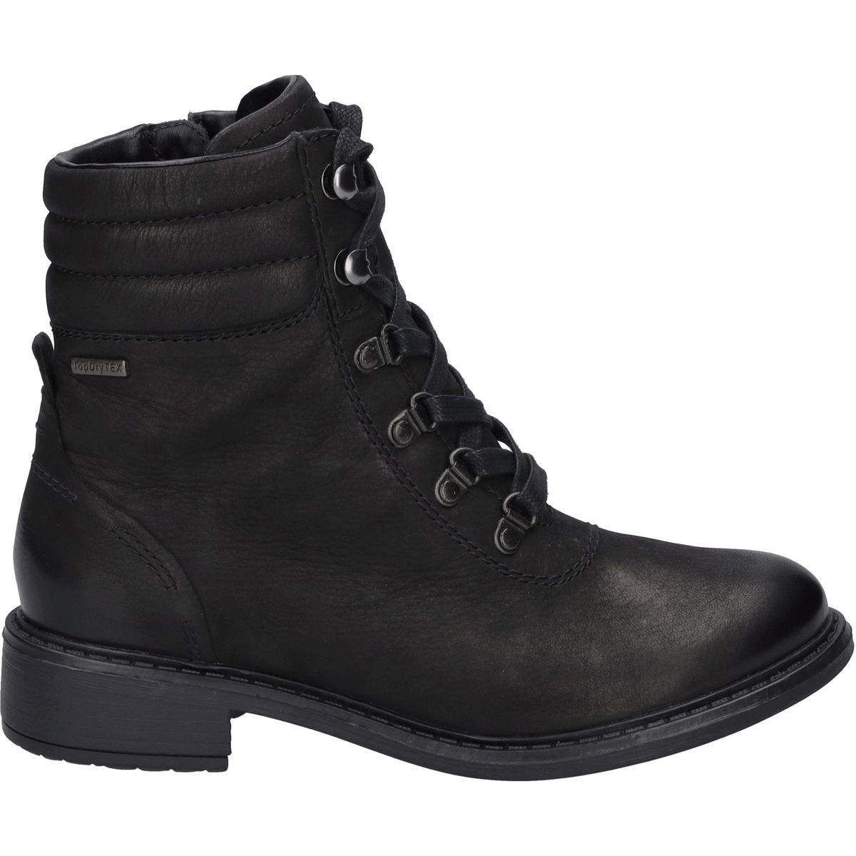 Schnürstiefeletten aus Leder