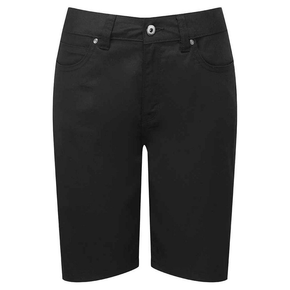 Premier Womens/Ladies Performance Casual Shorts (Schwarz)