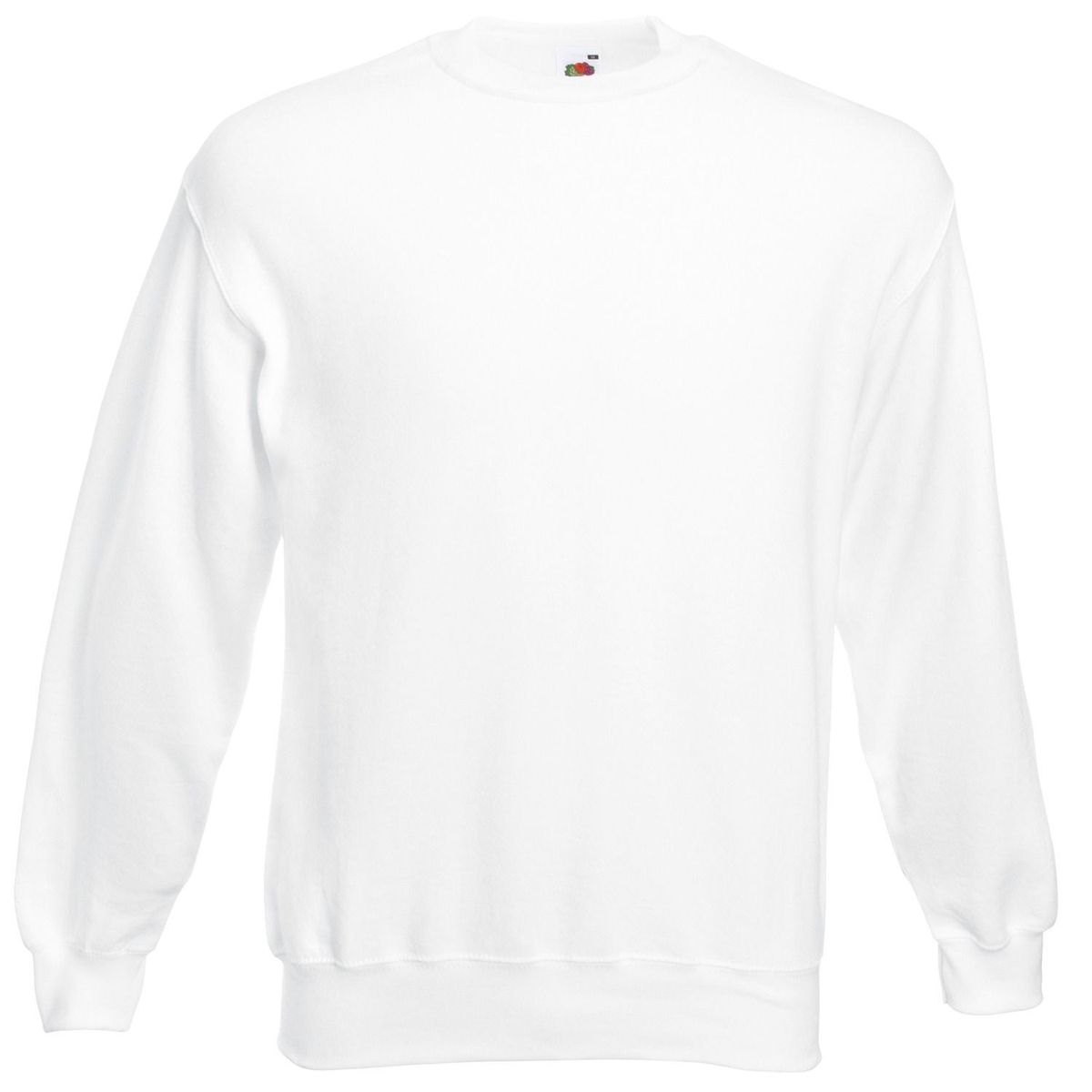Klassisches einfarbiges Rundhals-Sweatshirt