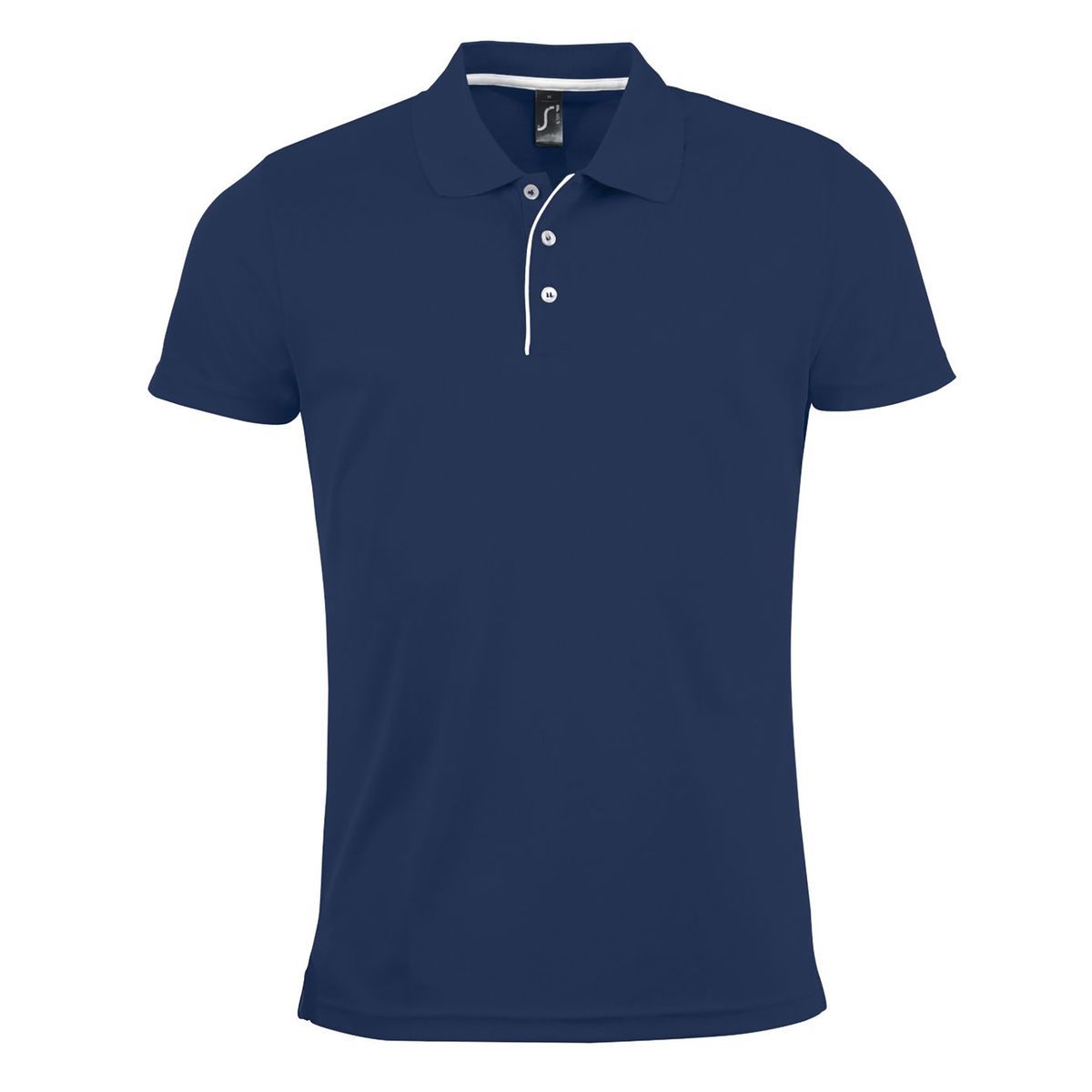 Herren Marineblau Kurzarm Poloshirt