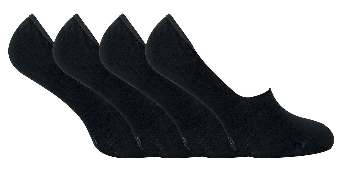 4 Paar Bambus Low Cut Liner Socken für Männer & Frauen mit Anti-Rutsch-Griff