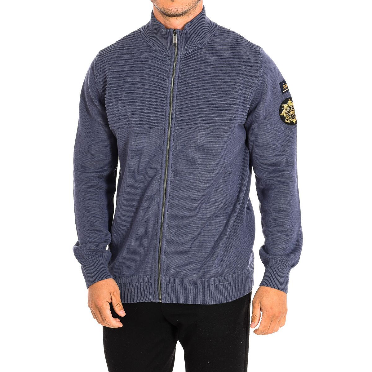 Herren Strickjacke mit langen Ärmeln