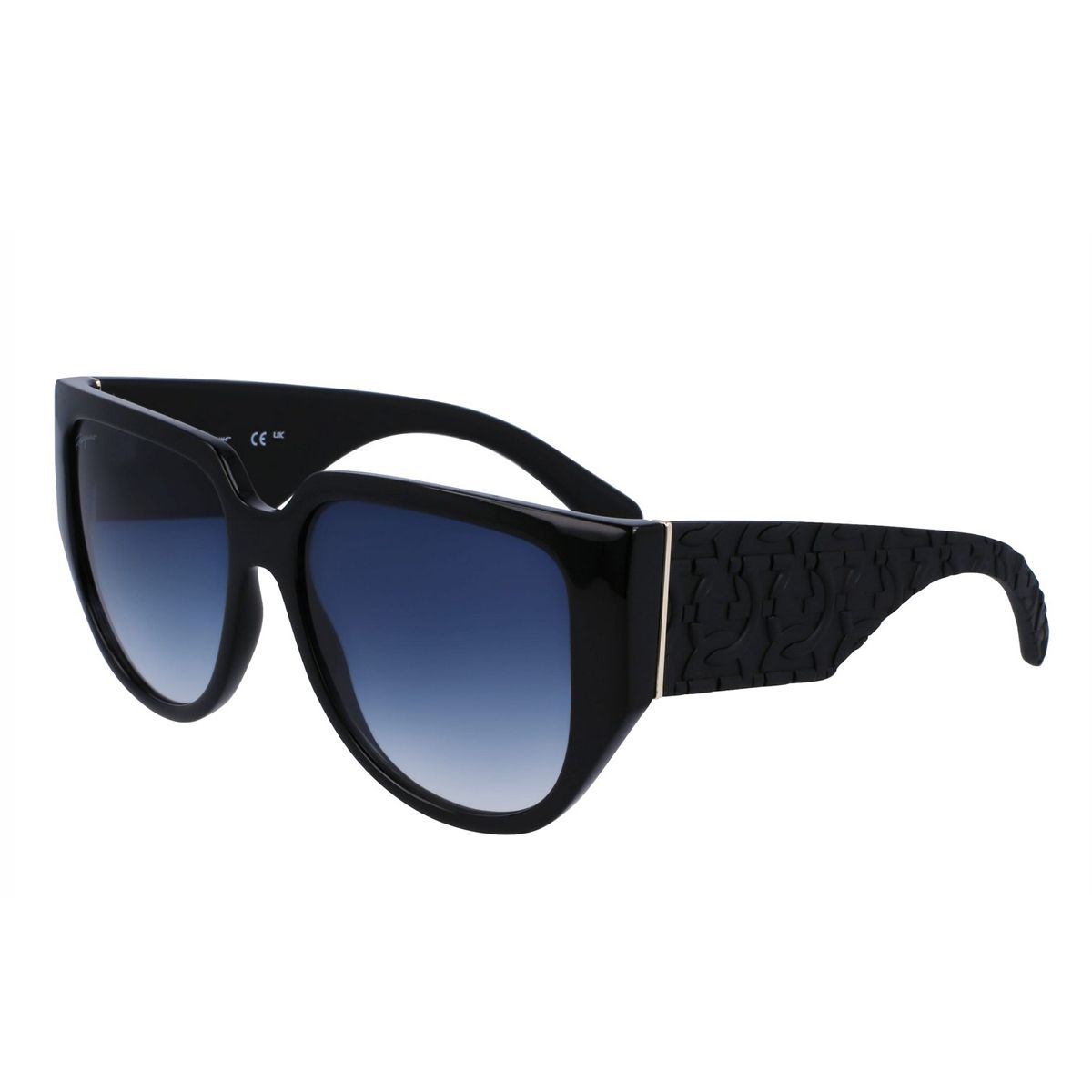 Oversized Quadratische Acetat-Sonnenbrille