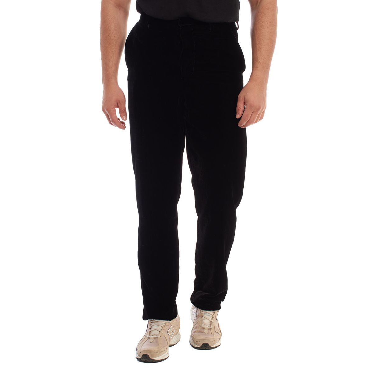 Elegante Samthose mit hohem Bund
