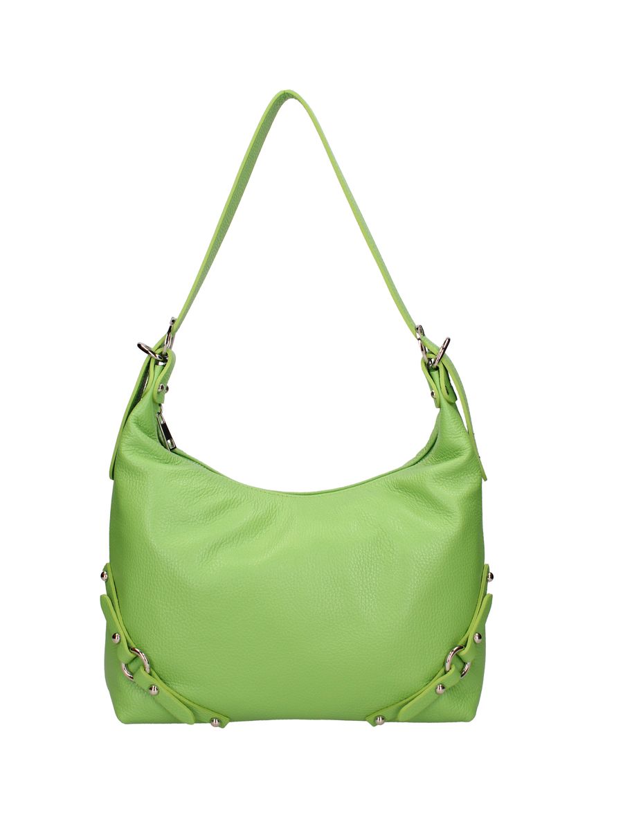 Grüne Leder Schulter Hobo Tasche