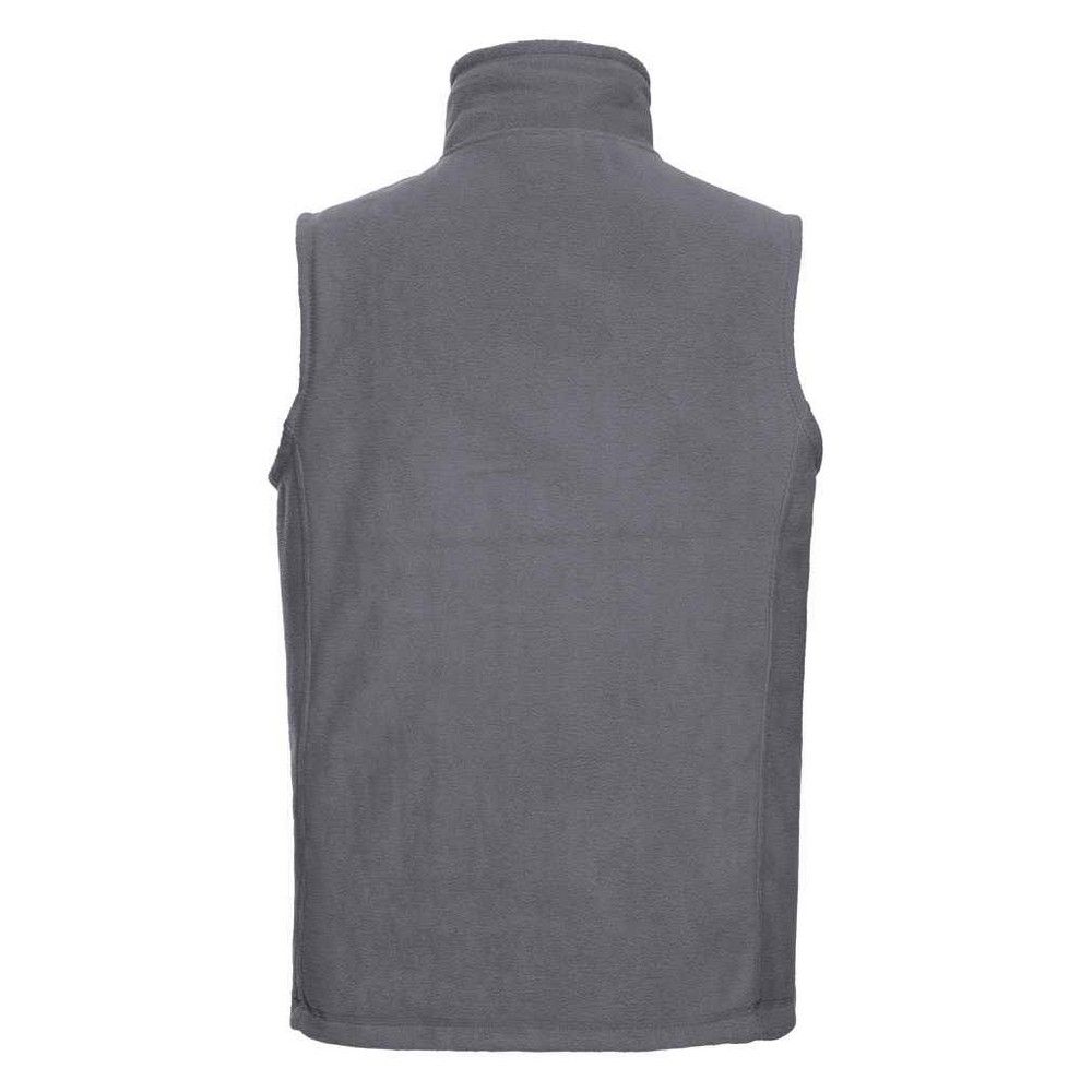 Hochgeschlossene Fleece-Weste mit Reißverschluss